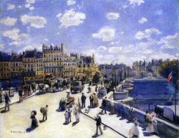 the pont neuf paris Pierre Auguste Renoir Oil Paintings